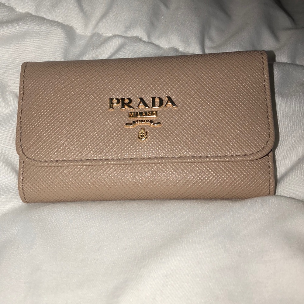 authentic Prada key holder